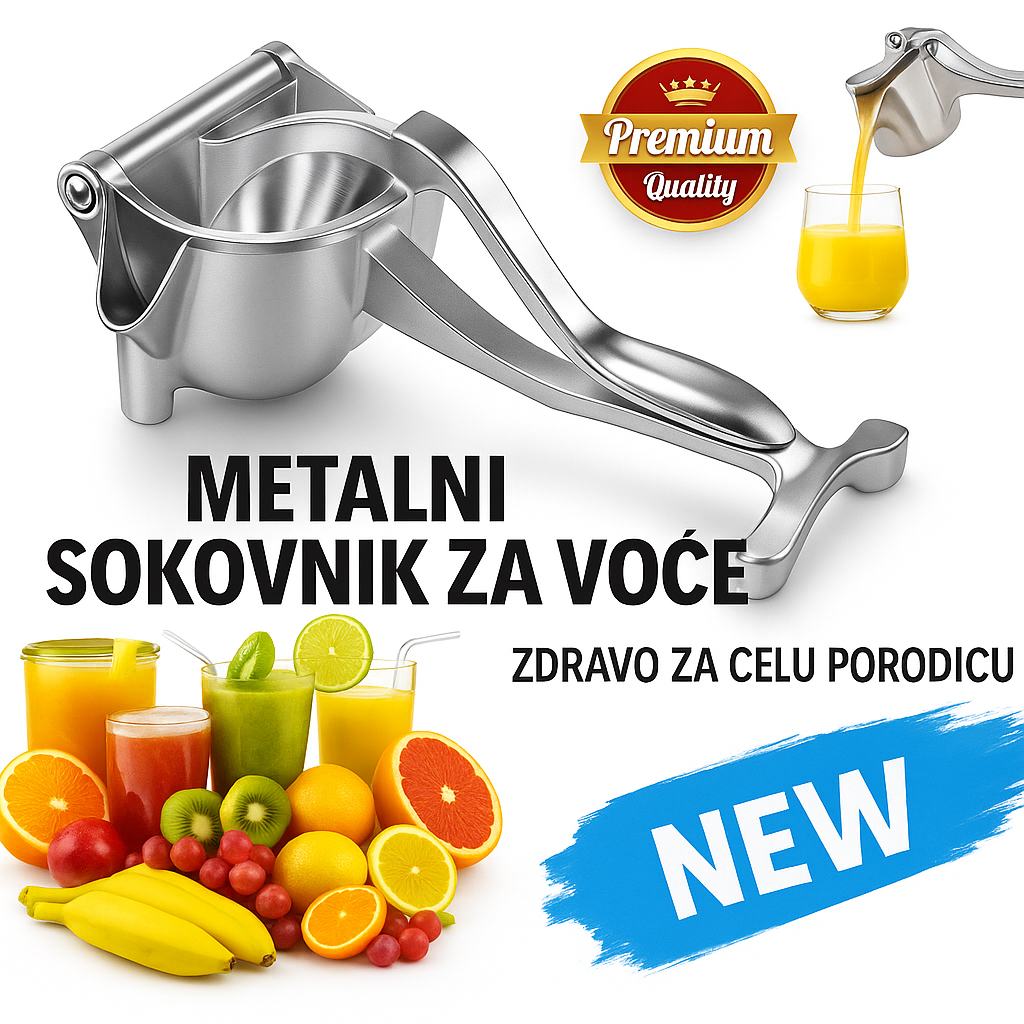Metalni sokovnik za voće i povrće