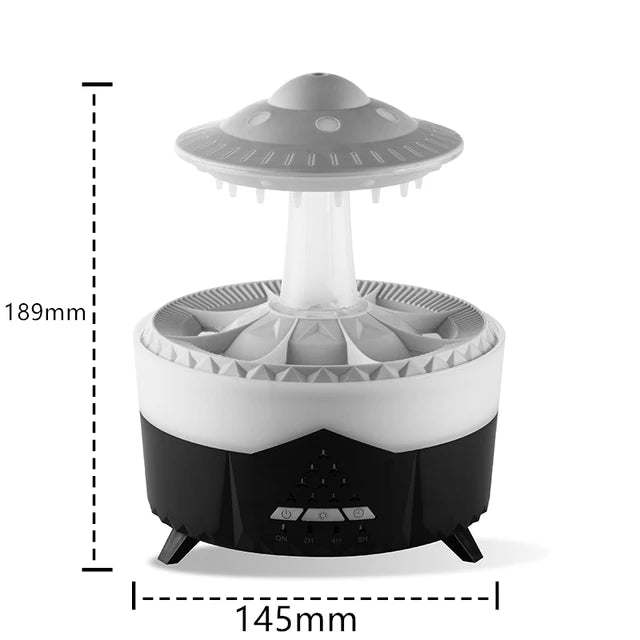 Difuzer lampa - kišne kapi + eterično ulje gratis