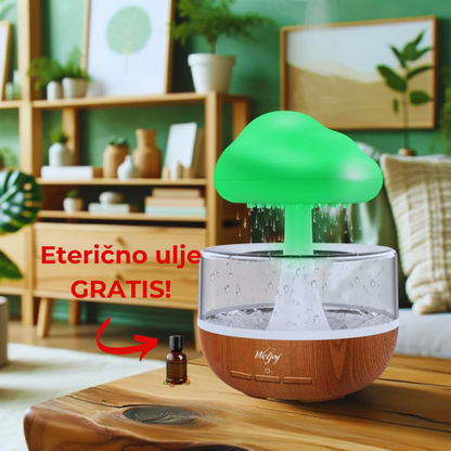 Lampa Kišni oblak +  Eterično ulje 2 kom gratis